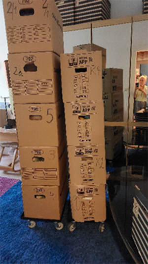 Deko aus Jemals inzwischen von der JN Stiftung vermieteten Wohnung Uhrlandstraße 81